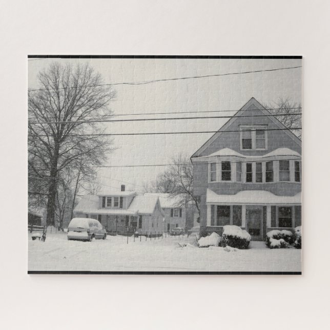 WINTER IN OHIO U.S.A. JIGSAW PUZZLE (Horizontal)