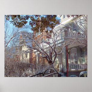 Winter in Old Louisville Poster
