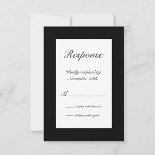 Winter in Paris RSVP Card