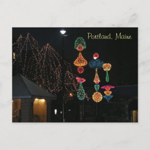 Winter in Portland, Maine Postcard