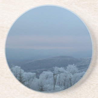Winter in the Blue Ridge Mountains Coaster