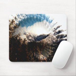Winter in the mountains...... mouse pad