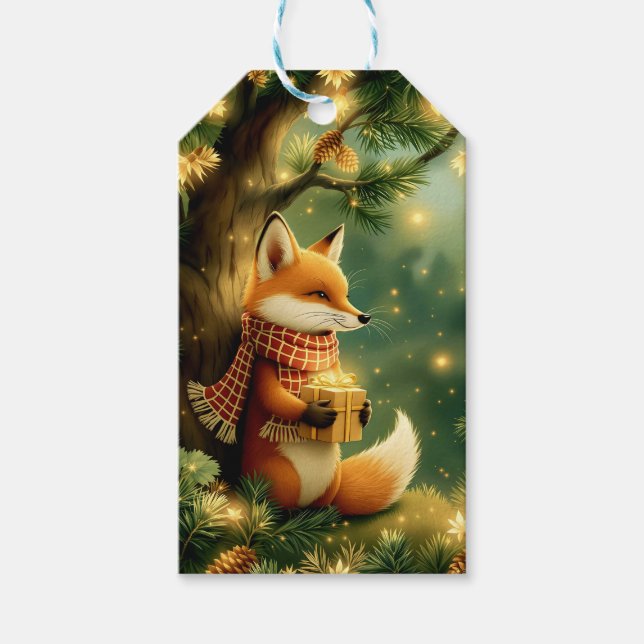 Winter in the Pines Gift Tags (Front)