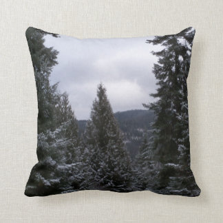 Winter in the Rockies Cushion