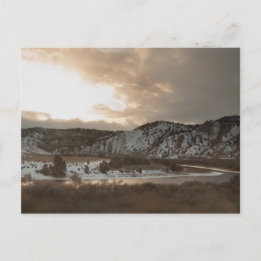 Winter in the Rockies Postcard