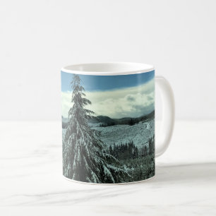 Winter in the Tillamook State Forest, Oregon Coffee Mug