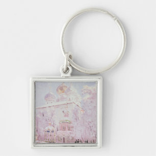 Winter in the Trinity-St. Sergius Lavra Key Ring