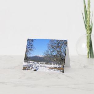 Winter in the valley..... card