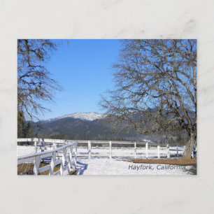 Winter in the valley..... postcard