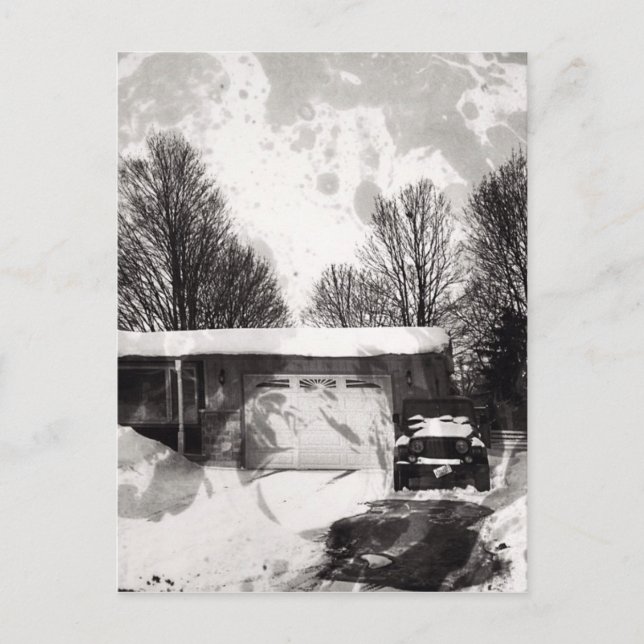 Winter in Woodstock Postcard (Front)