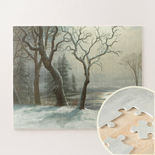 Winter in Yosemite by Albert Bierstadt Jigsaw Puzzle