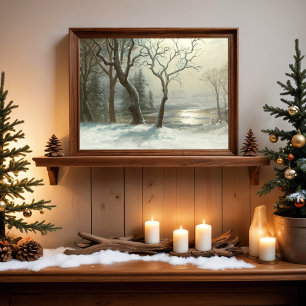 Winter in Yosemite by Albert Bierstadt Poster
