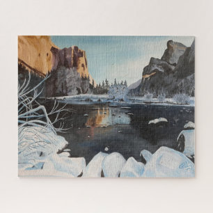 Winter in Yosemite,  by Gary Poling Jigsaw Puzzle