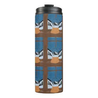 Winter Insulated Bottle - Snow Globe by the Window