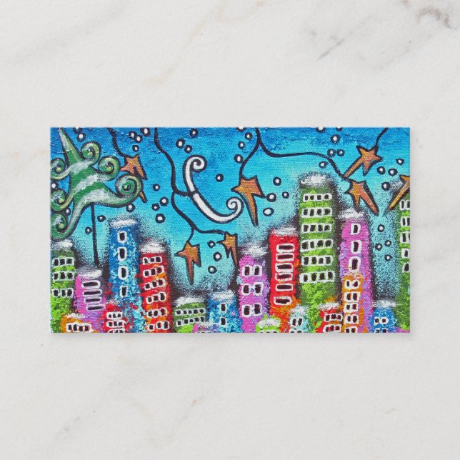 Winter InThe City Business Cards (Front)