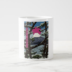 Winter is cold but the heart is warm large coffee mug