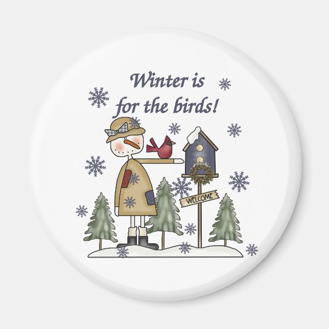 Winter is for the Birds Magnet (Front)