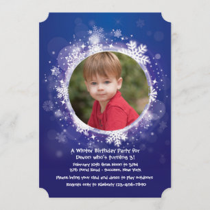 Winter is Here Photo Invitation