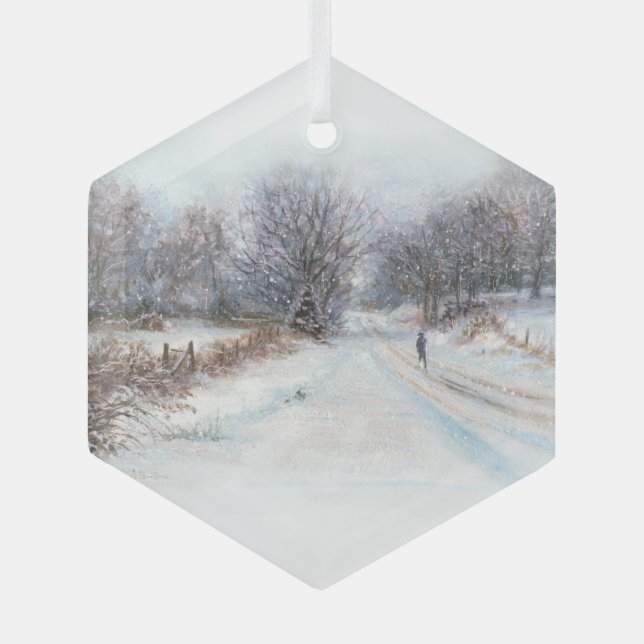 "Winter Isolation" Ornament (Front)