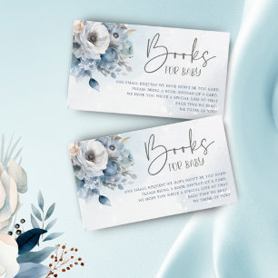 Winter It's Cold Outside Baby Shower Books for Bab Enclosure Card