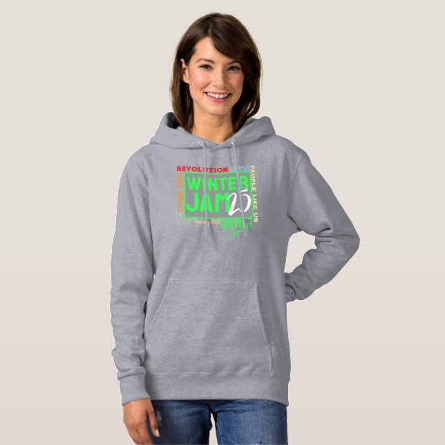 Winter Jam 2025 Jam Nation Skillet Anne Wilson  Hoodie (Front Full)