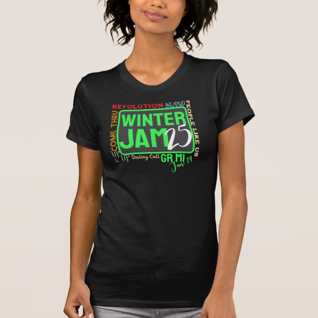 Winter Jam 2025 Jam Nation Skillet Anne Wilson  T-Shirt (Front)