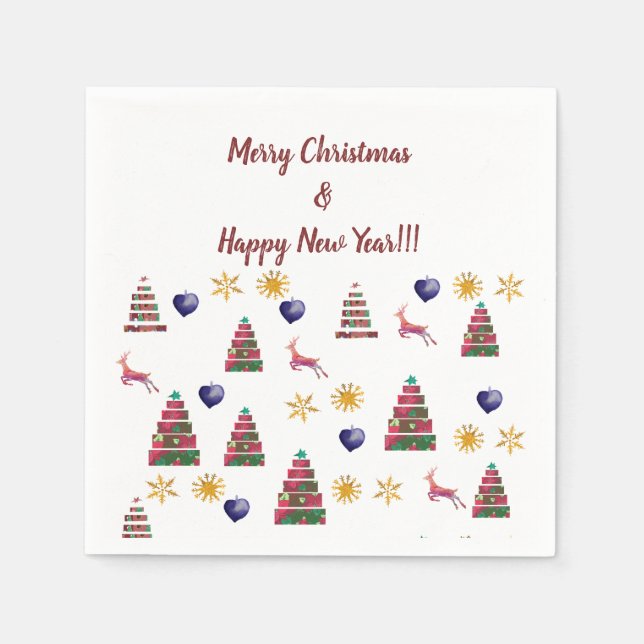 Winter Joy Napkin (Front)