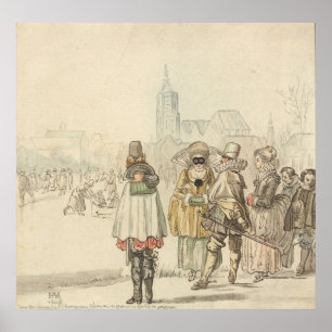 Winter King - Hendrick Avercamp Fine Art Poster