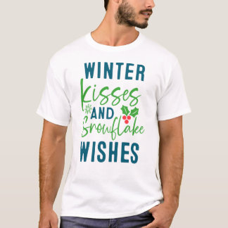 Winter Kisses And Snowflake Wishes-51963 T-Shirt