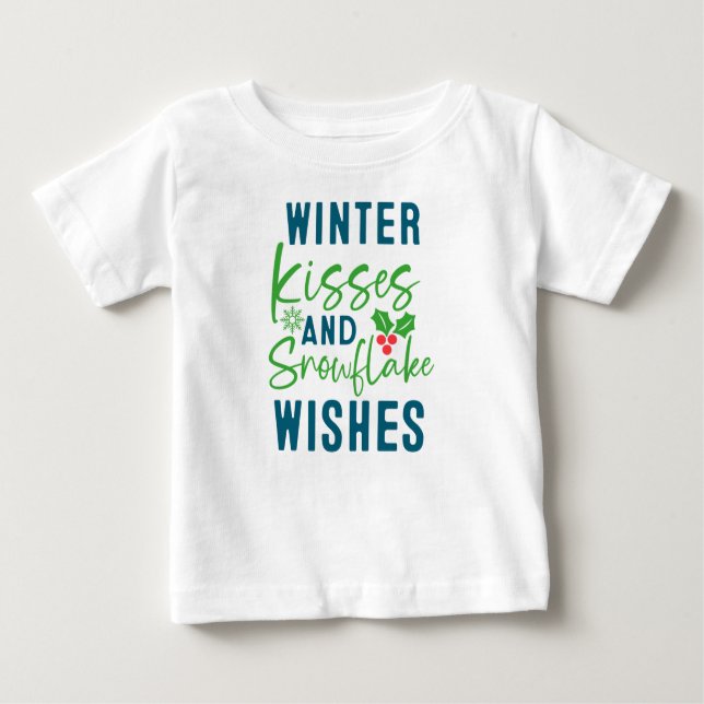 Winter Kisses And Snowflake Wishes-51963 T-Shirt H (Front)