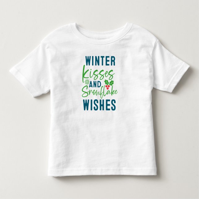 Winter Kisses And Snowflake Wishes-51963 T-Shirt H (Front)