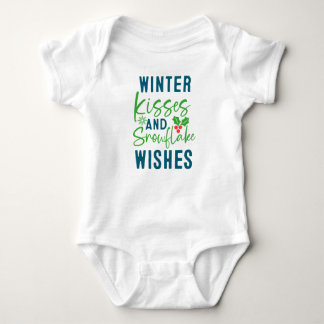 Winter Kisses And Snowflake Wishes-51963 T-Shirt H Baby Bodysuit