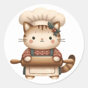 Winter Kitten Stickers