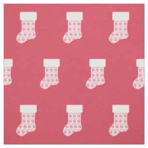 Winter Knit Christmas Stocking Fabric