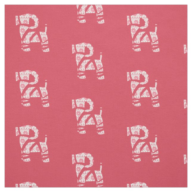 Winter Knit Christmas Yule Bock Fabric (Swatch)