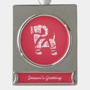 Winter Knit Christmas Yule Bock Ornament