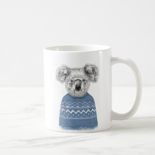 Winter koala coffee mug (Right)