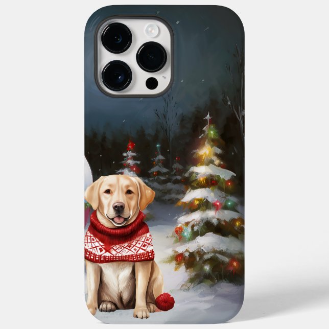 Winter Labrador Caravan Christmas Adventure Case-Mate iPhone Case (Back)
