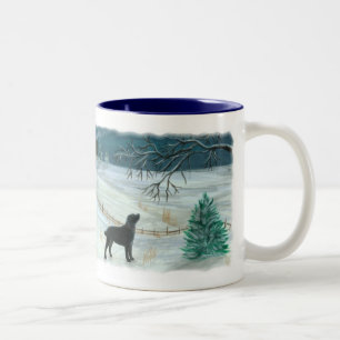 Winter Labrador Mug