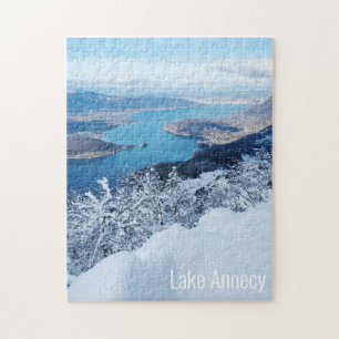 Winter Lake Annecy, Haute Savoie Jigsaw Puzzle