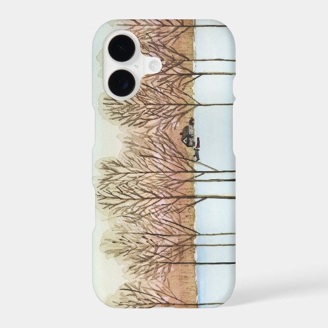Winter Lake iPhone Case (Back)