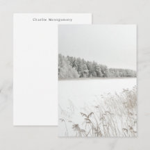 Winter lake - seasonal custom name