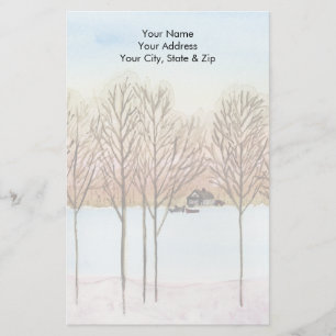 Winter Lake Stationery