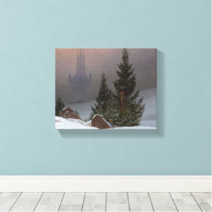 Winter Landscape, 1811 by Caspar David Friedrich Canvas Print