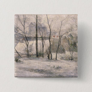 Winter Landscape, 1879 15 Cm Square Badge
