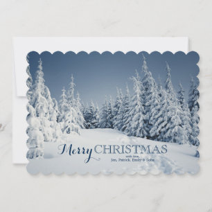 Winter Landscape 2 Holiday Card