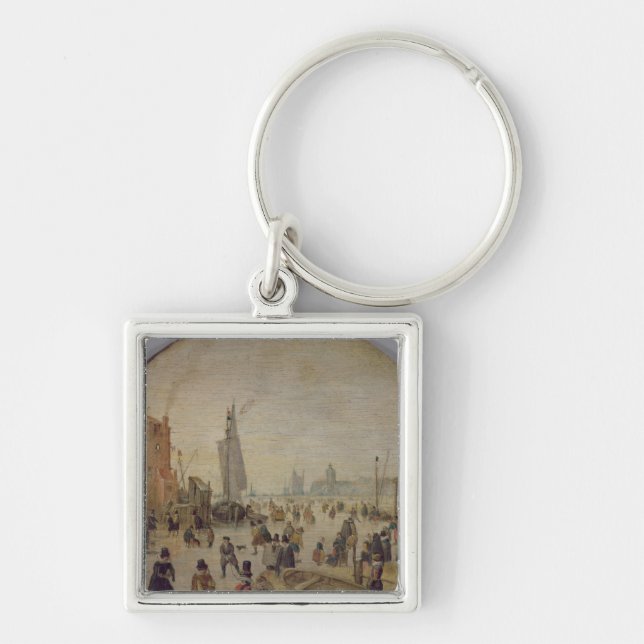 Winter Landscape 2 Key Ring (Front)