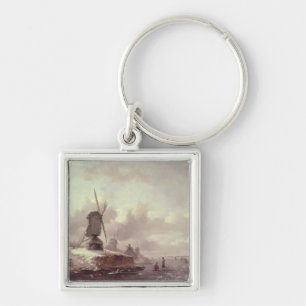 Winter Landscape 3 Key Ring