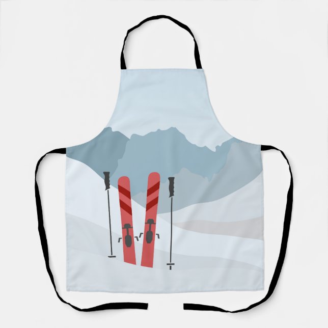 Winter landscape apron (Front)