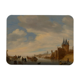 Winter Landscape at Arnhem   1653 Magnet